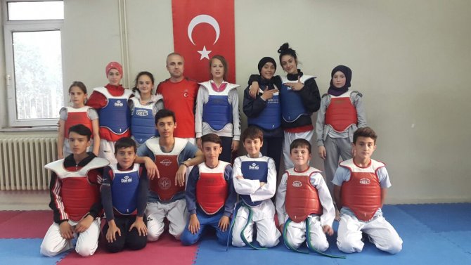 TAEKWONDO GURUP MAÇLARINDA OSMANELİ’Yİ ARI VE TETİK TEMSİL EDECEK