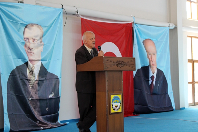 MHP OSMANELİ İLÇE BAŞKANI HAYRİ TEYİN “YUFKA YÜREKLİLERLE İŞİMİZ OLMAZ”