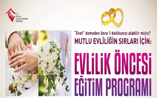 EVLİLİK ÖNCESİ EĞİTİMİ BAŞLADI