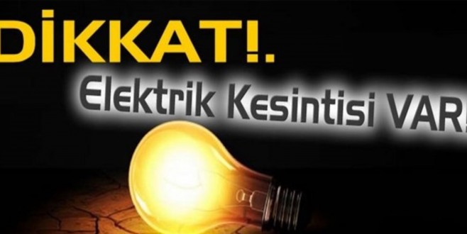 OSMANELİ'DE ELEKTRİK KESİNTİSİ