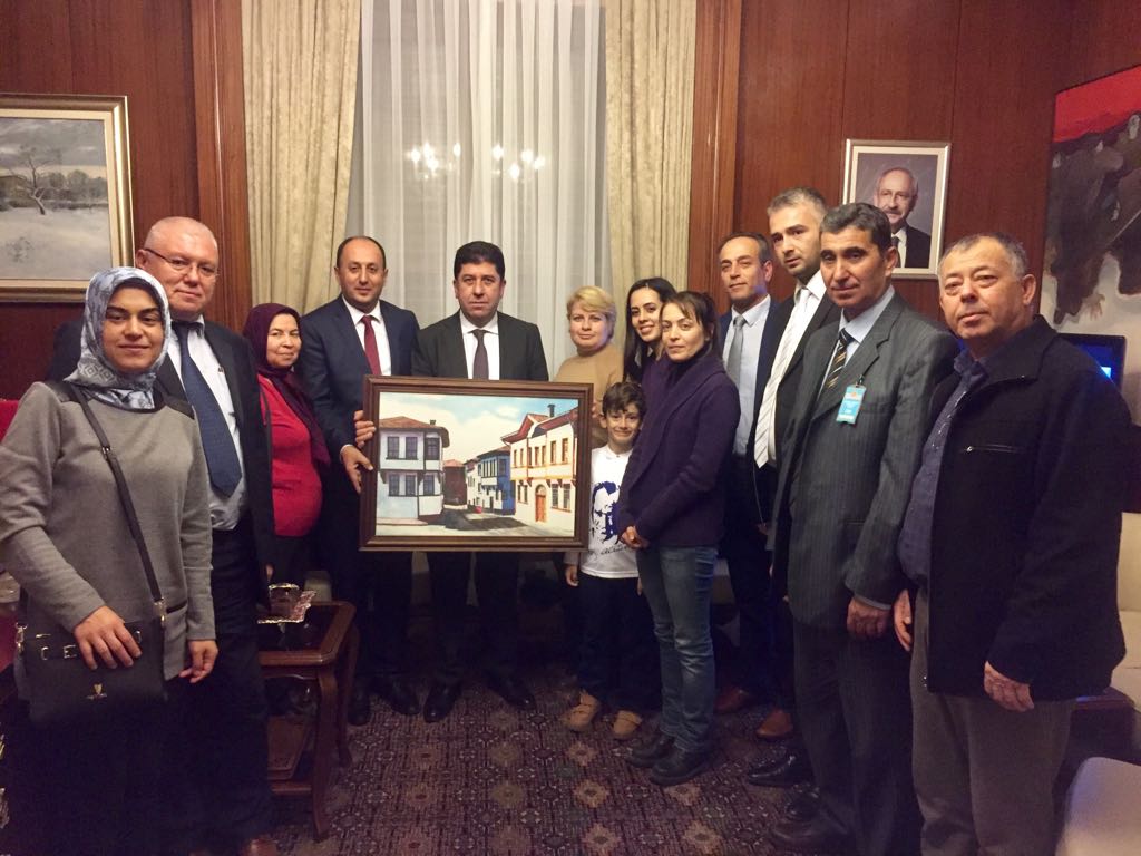 CHP OSMANELİ İLÇE ÖRGÜTÜNDEN TBMM BAŞKAN VEKİLİ TÜZÜN’E ZİYARET