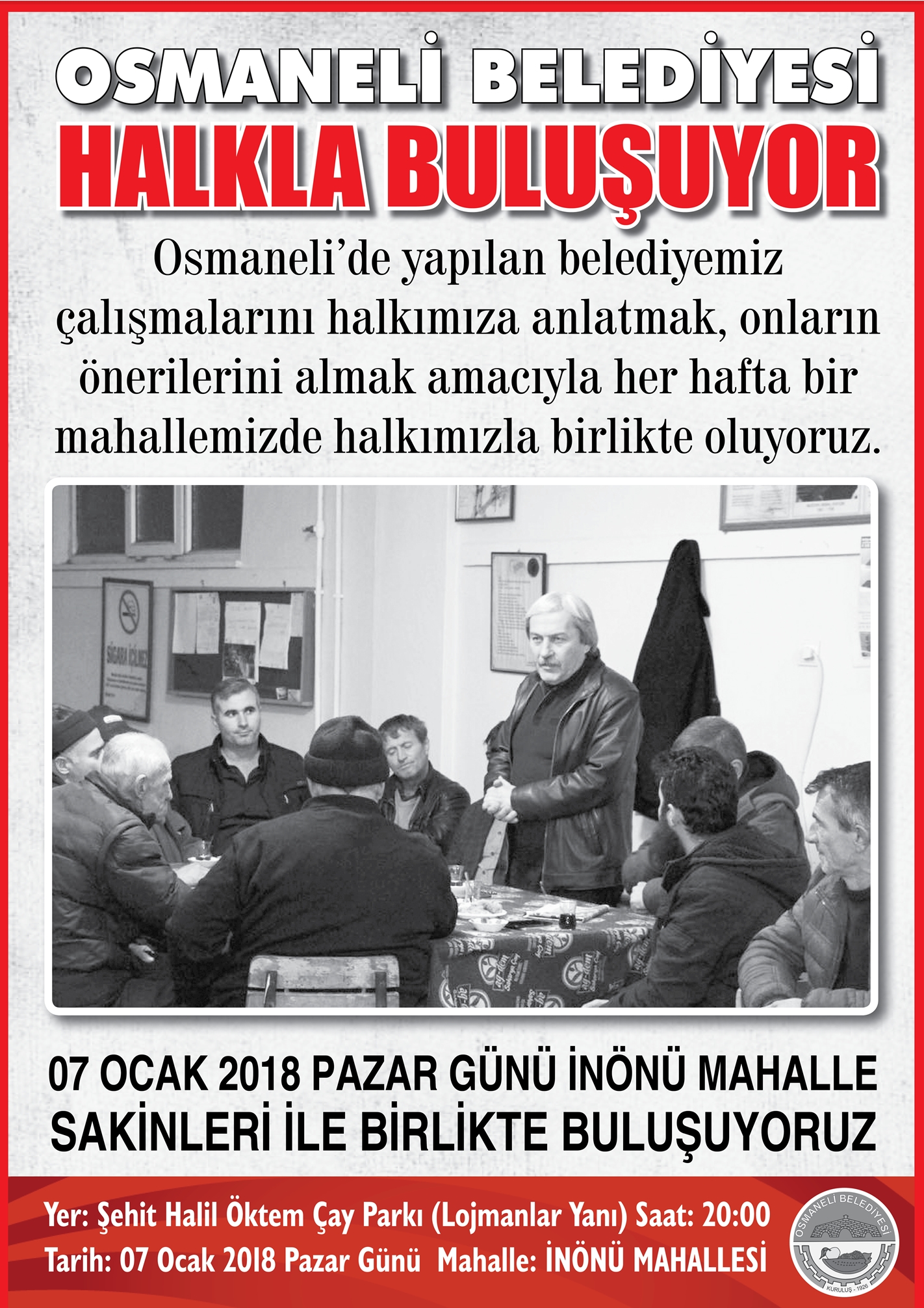 OSMANELİ BELEDİYESİ HALKLA BULUŞUYOR