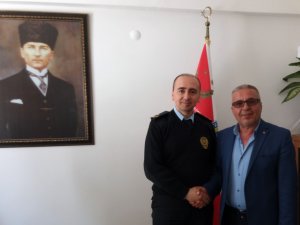 İLÇE EMNİYET MÜDÜRÜ BÖLÜKBAŞI’NA HAYIRLI OLSUN ZİYARETİNDE BULUNDUK