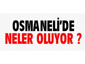 OSMANELİ’DE NELER OLUYOR ?