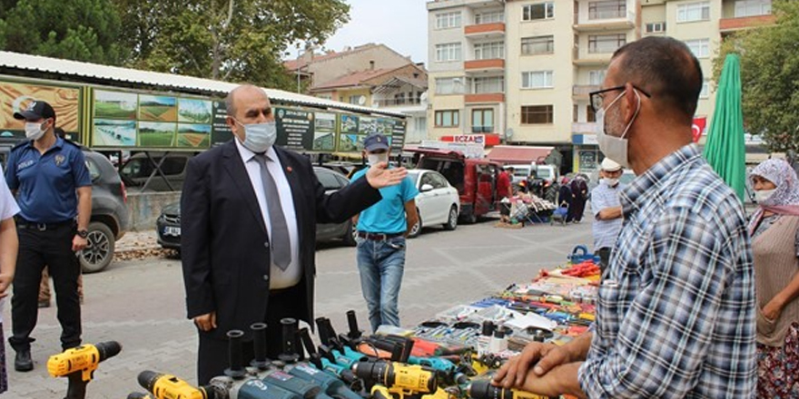 Kaymakam Ünal korona denetimlerini inceledi!