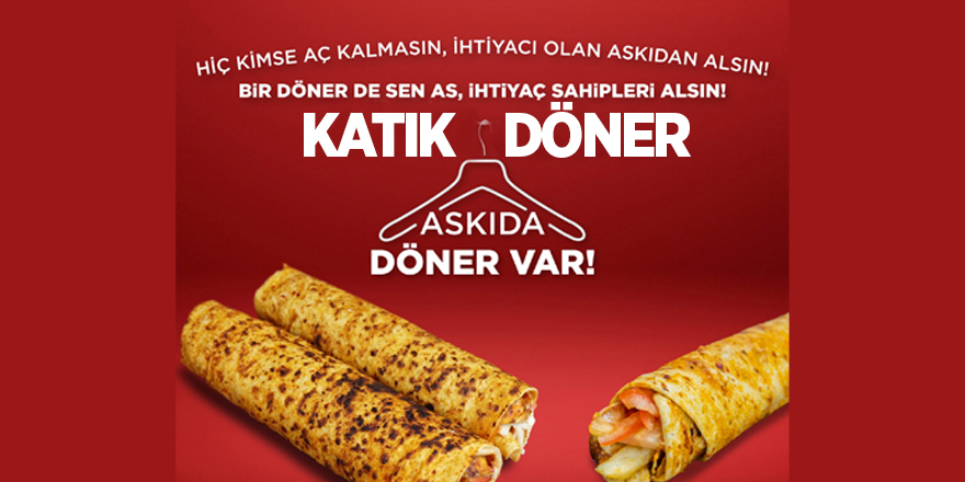 Osmaneli Katık Döner'den askıda döner kampanyası