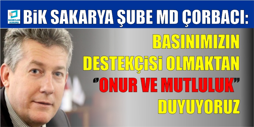 BASINIMIZIN DESTEKÇİSİ OLMAKTAN ''ONUR VE MUTLULUK'' DUYUYORUZ