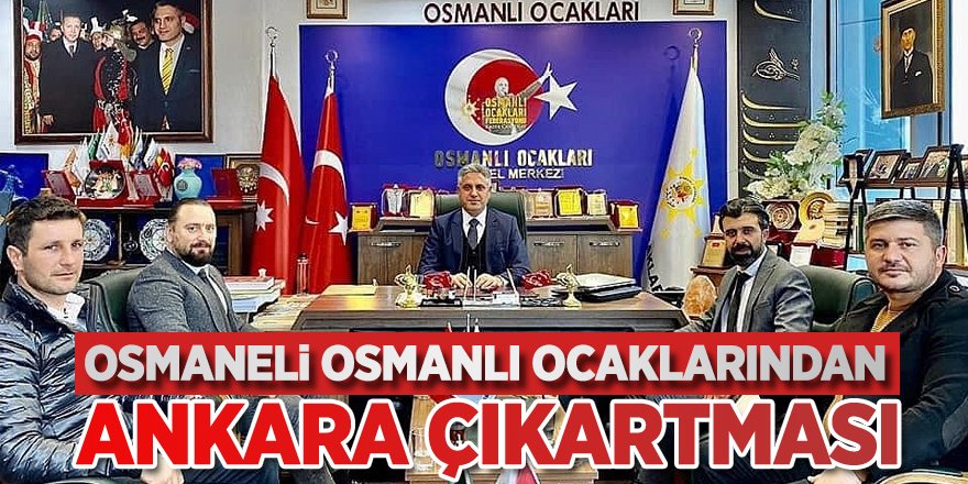 Osmaneli Osmanlı Ocakları'ndan Ankara çıkartması