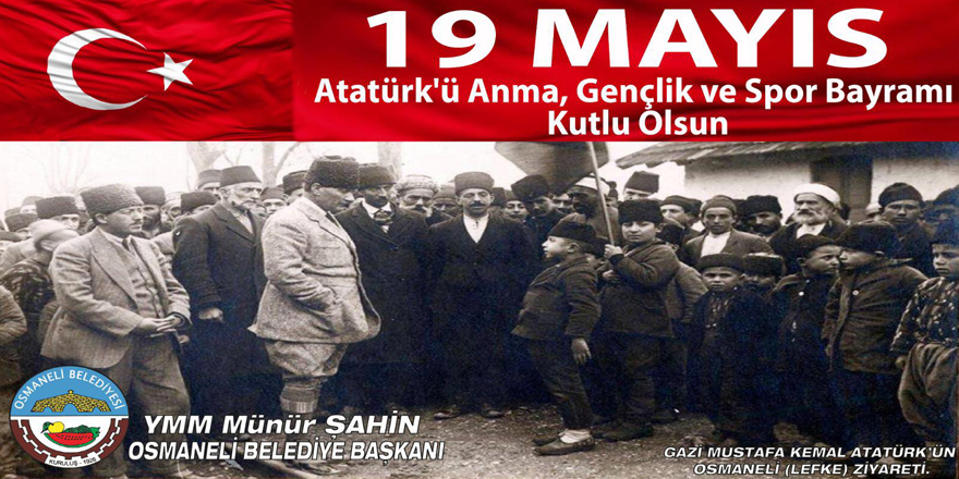 Osmaneli Belediyesi - 19 Mayıs Tebriği İlanı