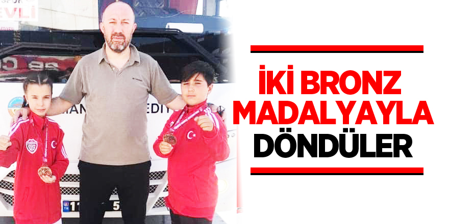 KARATE TÜRKİYE ŞAMPİYONASINDAN İKİ BRONZ MADALYA İLE DÖNDÜLER