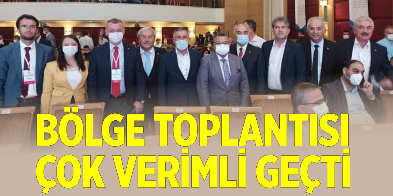 OSMANELİ BELEDİYE BAŞKANI ŞAHİN “BÖLGE TOPLANTISI ÇOK VERİMLİ GEÇTİ”