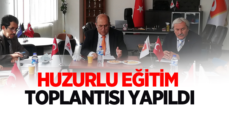 OSMANELİ’DE HUZURLU EĞİTİM TOPLANTISI YAPILDI