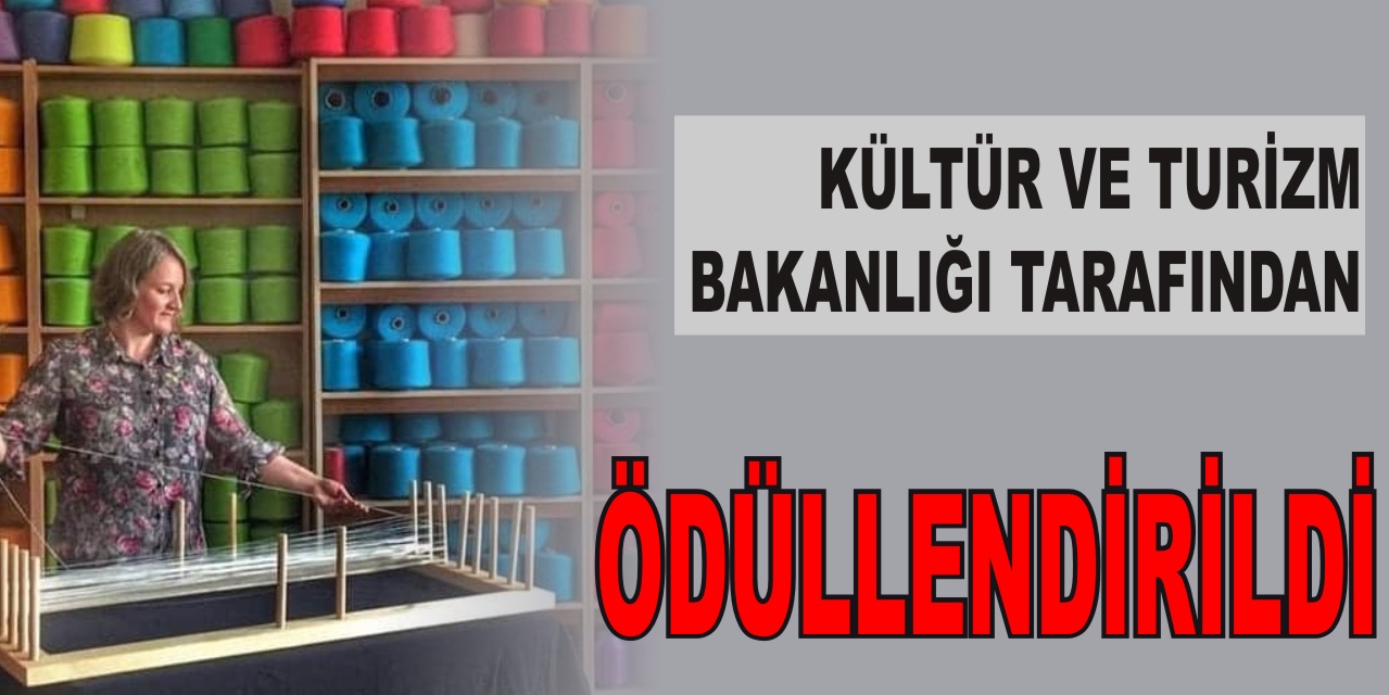 Gülay Çam Durak Kültür Ve Turizm Bakanlığı tarafından ödüllendirildi