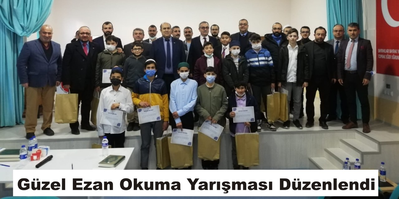 Güzel Ezan Okuma Yarışması Düzenlendi