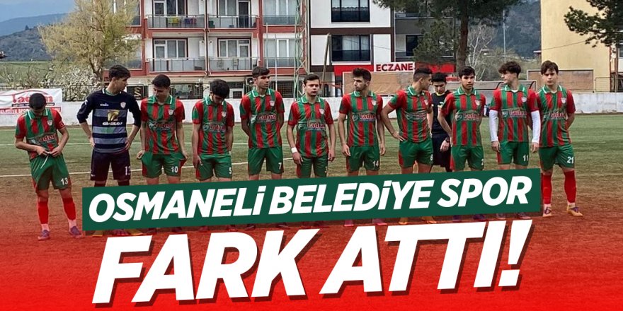 Osmaneli Belediye Spor Fark Attı!