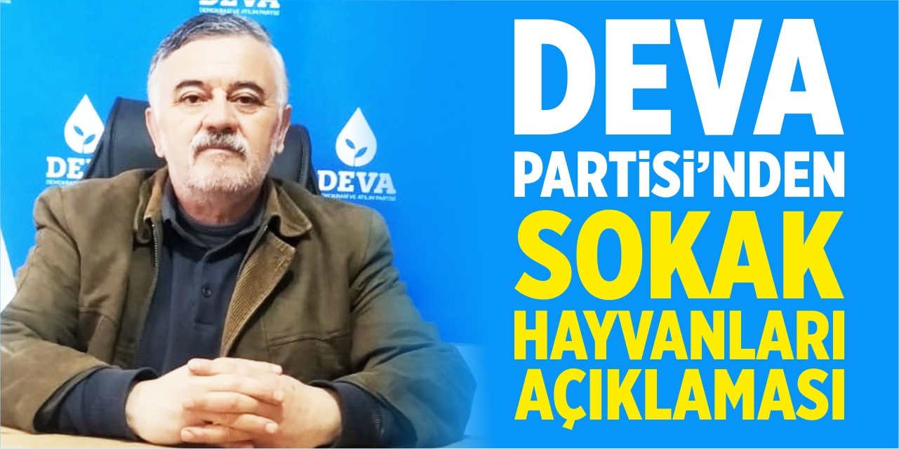 Deva Partisi'nden sokak hayvanları açıklaması