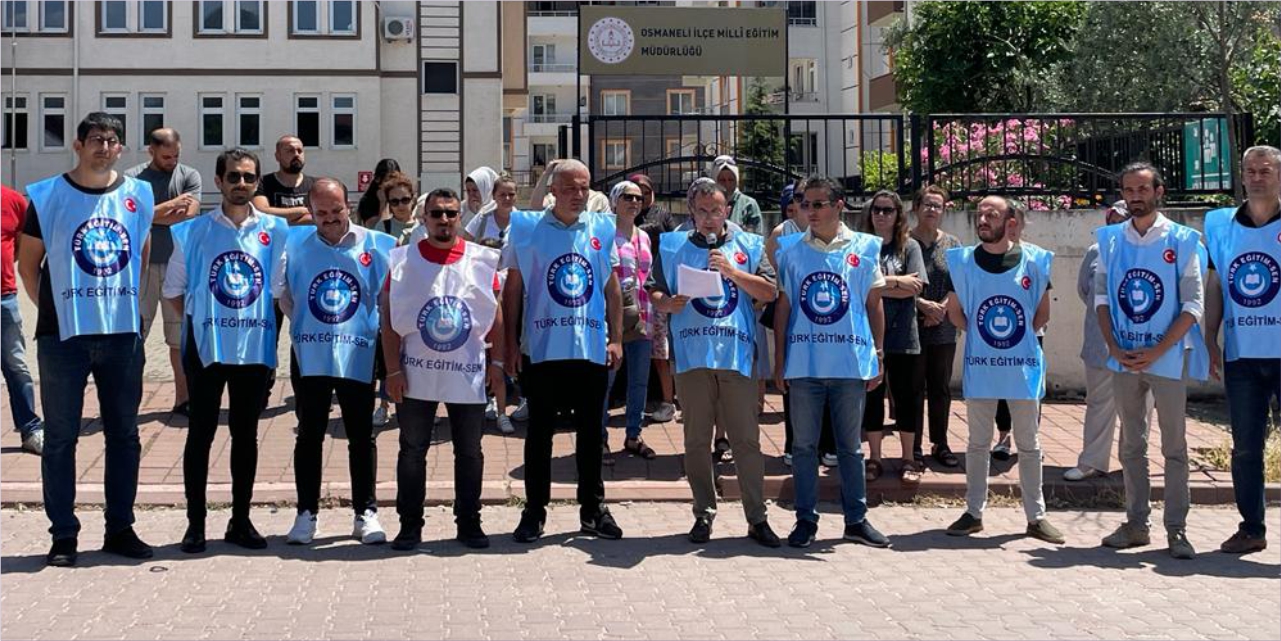 Türk Eğitim-Sen’den Milli Eğitim önünde eylem!