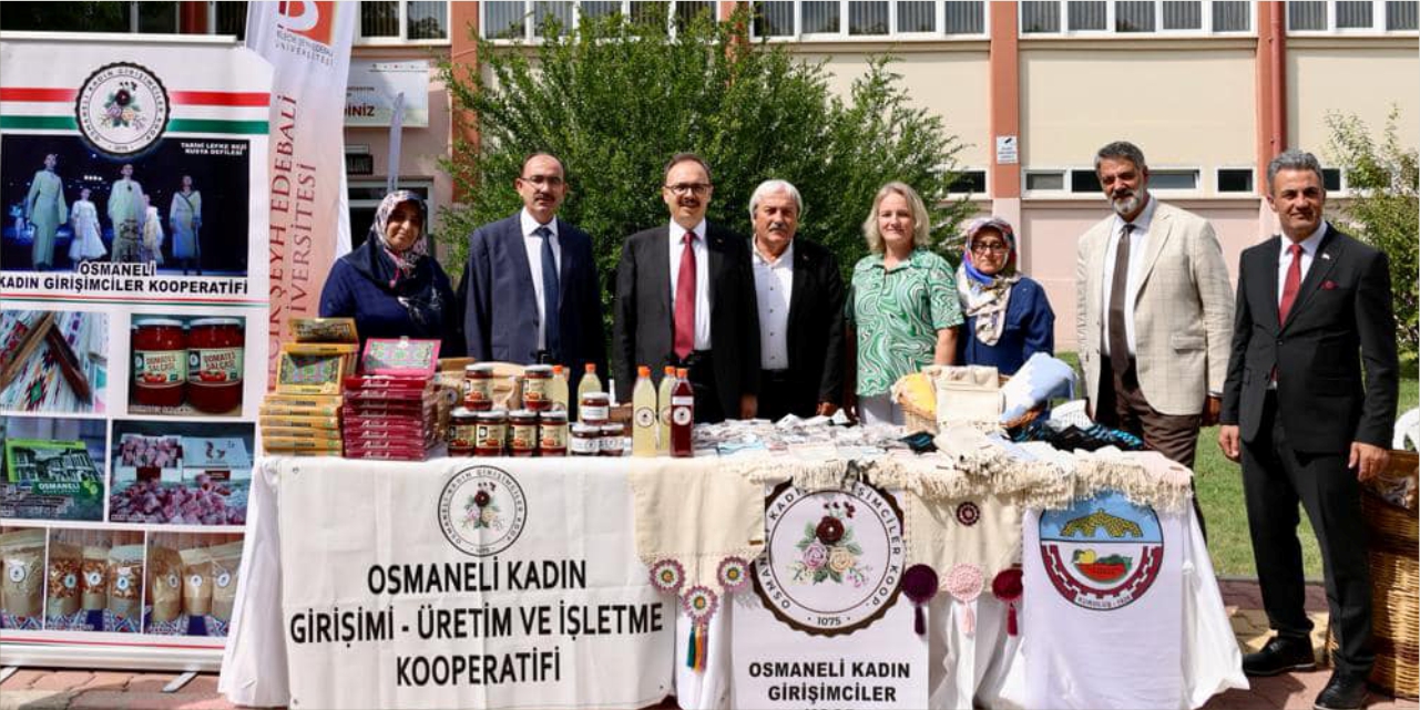 Osmaneli Kadın Girişimciler Kooparatifi standı büyük ilgi gördü