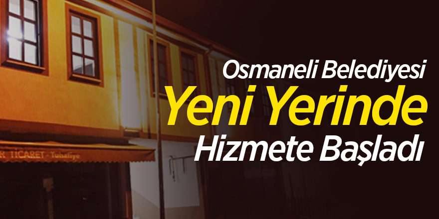 Yeni yerinde hizmete başladı.